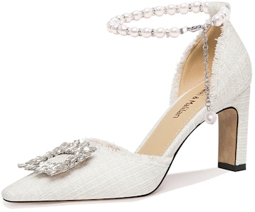 (W) 릴리웨이 진주 큐빅 버클 하이힐 (화이트) L-030 Buy (W) 릴리웨이 진주 큐빅 버클 하이힐 (화이트) L-030