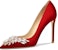 (W) Lily Wei Kasut Tumit Tinggi 'Pure Diamond Slip-On' NN-183