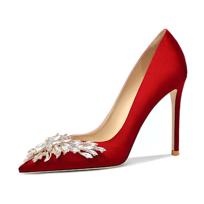 (W) Lily Wei High Heel 'Pure Diamond Slip-On'