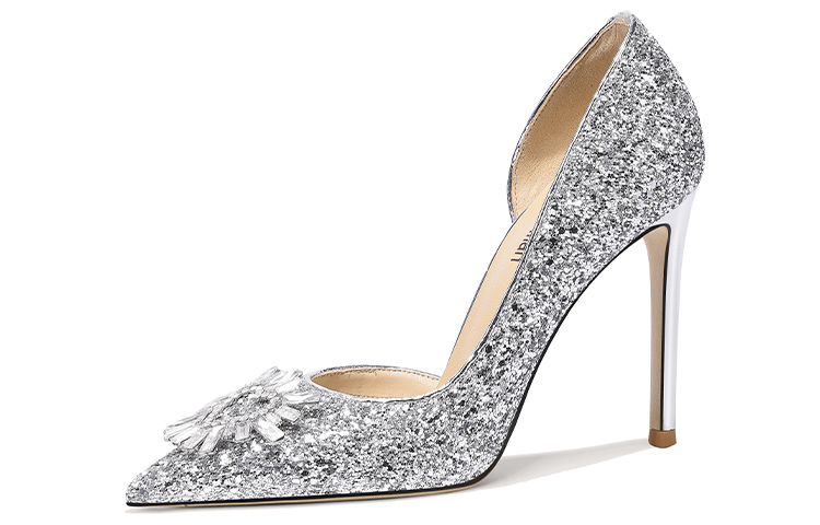 Buy (W) 릴리웨이 하이힐 '실버 스팽글' (Lily Wei high heel 'silver spangle') NN-193