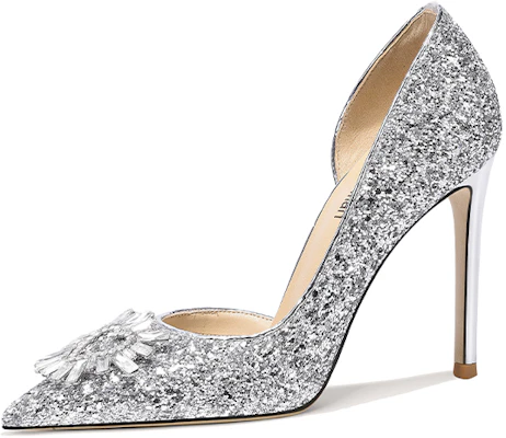 (W) 릴리웨이 하이힐 '실버 스팽글' (Lily Wei high heel 'silver spangle') NN-193 Buy (W) 릴리웨이 하이힐 '실버 스팽글' (Lily Wei high heel 'silver spangle') NN-193