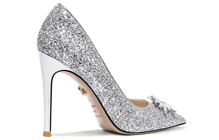 Order (W) 릴리웨이 하이힐 '실버 스팽글' (Lily Wei high heel 'silver spangle') NN-193