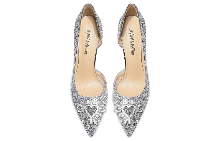 Lookbook (W) 릴리웨이 하이힐 '실버 스팽글' (Lily Wei high heel 'silver spangle') NN-193