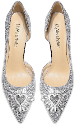 (W) 릴리웨이 하이힐 '실버 스팽글' (Lily Wei high heel 'silver spangle') NN-193 Lookbook (W) 릴리웨이 하이힐 '실버 스팽글' (Lily Wei high heel 'silver spangle') NN-193