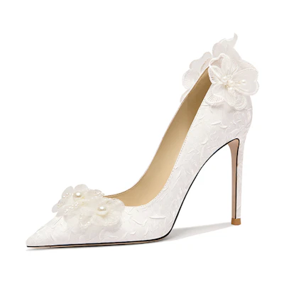 (W) Lily Wei High Heel 'White'