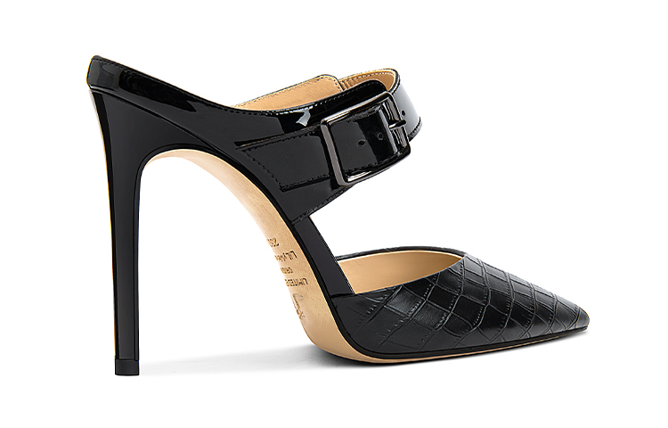 Order 莉莉薇 頭層牛皮 一腳蹬皮帶扣 細跟 高跟鞋 女款