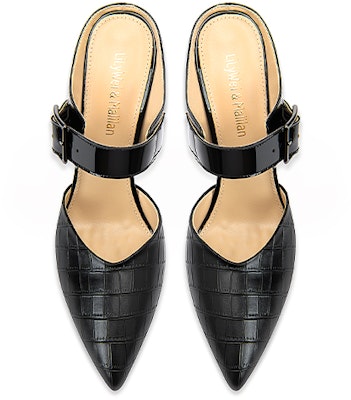 莉莉薇 頭層牛皮 一腳蹬皮帶扣 細跟 高跟鞋 女款 Lookbook 莉莉薇 頭層牛皮 一腳蹬皮帶扣 細跟 高跟鞋 女款