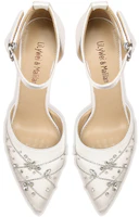 Lookbook (W) Sandalias de Tacón Alto Lily Wei 'Blanco con Piedras de Cristal' L-025