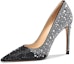 Buy (W) Lily Wei Kasut Tumit Tinggi Slip-On 'Black Swarovski Shearling' J-108