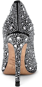 (W) (女性用) 'ブラック スワロフスキー シアリング' リリーウェイ ハイヒール スリッポン J-108 J-108 Shop (W) (女性用) 'ブラック スワロフスキー シアリング' リリーウェイ ハイヒール スリッポン J-108 J-108