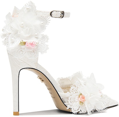 (Women) Lily Wei High Heels 10cm 'Forest Fairy White' NN-480 Order (Women) Lily Wei High Heels 10cm 'Forest Fairy White' NN-480