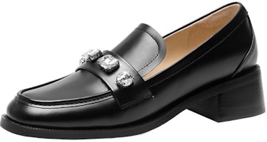 (Women) Lily Wei High Heels 4cm 'Black' 'British Fashion Chunky Heel' KF-009 (Women) Lily Wei High Heels 4cm 'Black' 'British Fashion Chunky Heel' KF-009