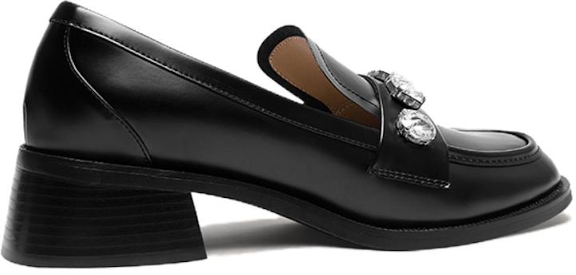(Women) Lily Wei High Heels 4cm 'Black' 'British Fashion Chunky Heel' KF-009 Order (Women) Lily Wei High Heels 4cm 'Black' 'British Fashion Chunky Heel' KF-009