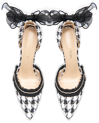 (W) 릴리웨이 블랙 큐빅 리본 나비 힐 (Lily Wei Black Cubic Ribbon Butterfly Heel) NN-538 Lookbook (W) 릴리웨이 블랙 큐빅 리본 나비 힐 (Lily Wei Black Cubic Ribbon Butterfly Heel) NN-538