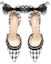 Lookbook (W) 릴리웨이 블랙 큐빅 리본 나비 힐 (Lily Wei Black Cubic Ribbon Butterfly Heel) NN-538