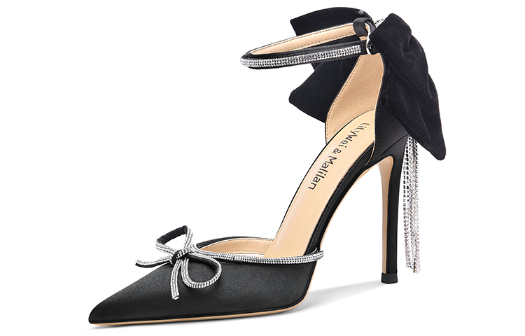 (Women) Lily Wei High Heels 'Black Tassel' NN-170