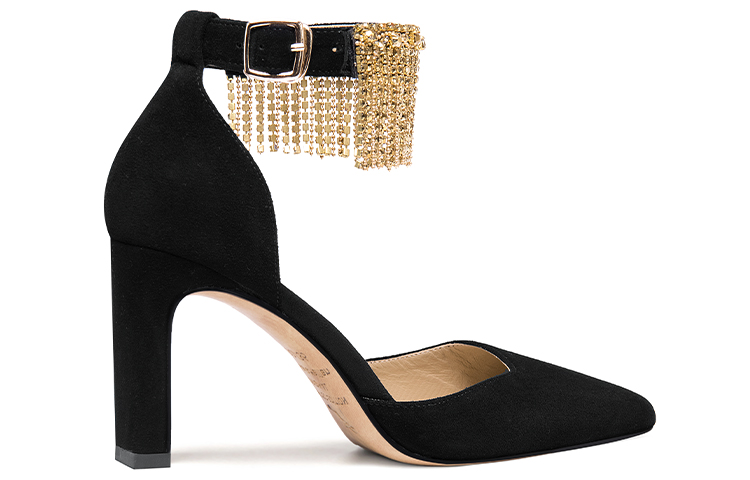 Order (W) (女性用) リリー・ウェイ ハイヒール『ブラックタッセルラインストーン』L-031-a L-031-a