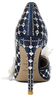 (W) Lily Wei High Heels 'Desain Cut-Out Biru dengan Batu Rhinestone' NN-426 Shop (W) Lily Wei High Heels 'Desain Cut-Out Biru dengan Batu Rhinestone' NN-426