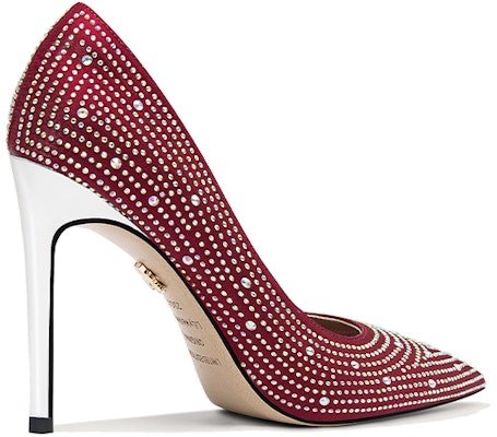 (W) Lily Wei 高跟鞋 '酒红色水钻细高跟' NN-442 Order (W) Lily Wei 高跟鞋 '酒红色水钻细高跟' NN-442