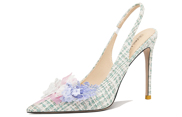 (W) Lily Wei High Heels 'Fashion CMFT Casual Stiletto Green'