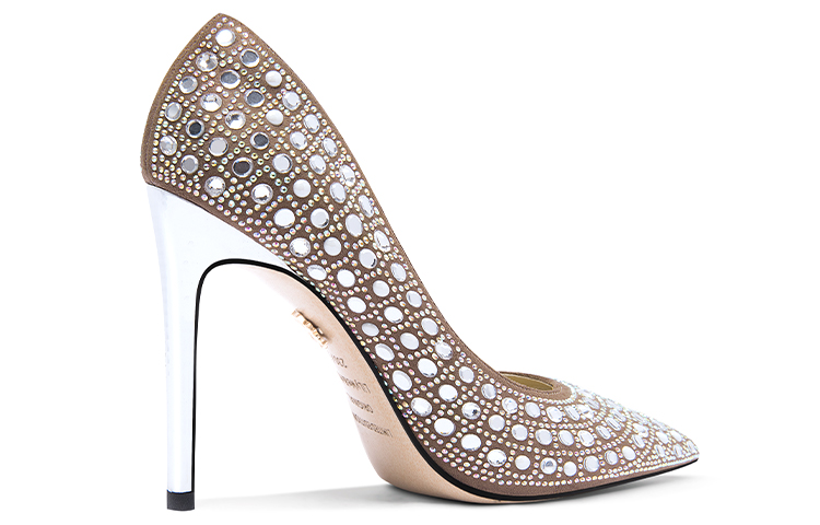 Order (W) Lily Wei Kasut Tumit Tinggi 'Khaki Suede' NN-476