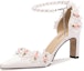 Buy (W) Lily Wei Sepatu Hak Tinggi 'Pearl Blossom Putih' L-026