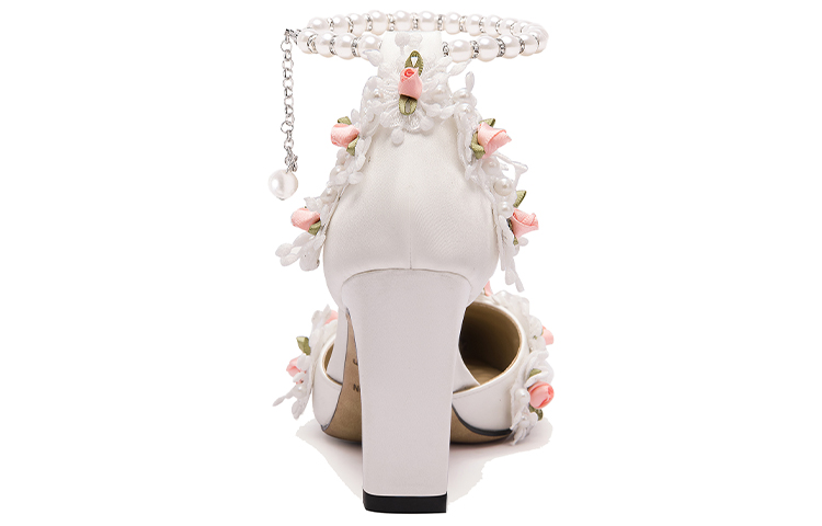 Shop (W) Lily Wei Sepatu Hak Tinggi 'Pearl Blossom Putih' L-026