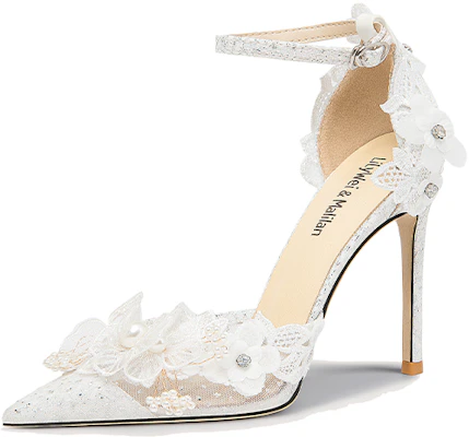 (W) Lily Wei Sepatu Hak Tinggi 'White Buckle' 'Yun Zhong Xian Zi' NN-400 Buy (W) Lily Wei Sepatu Hak Tinggi 'White Buckle' 'Yun Zhong Xian Zi' NN-400