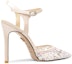 Order (W) Lily Wei Kasut Tumit Tinggi Runcing Berenda Dan Gesper 'Pink' NN-404