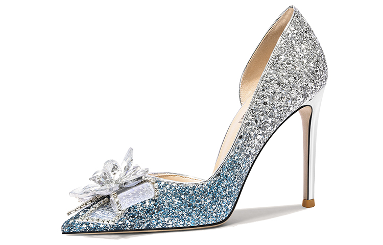 (Women) Lily Wei Leather High Heels 'Fantasy Ocean Gradient' NN-192