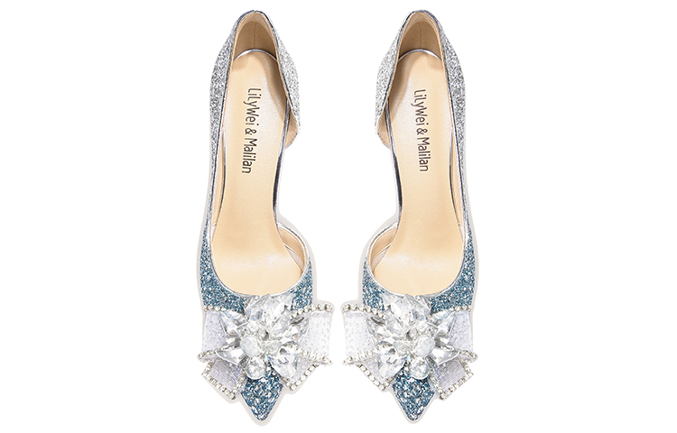 Lookbook (W) Kasut Tumit Tinggi Kulit Lily Wei 'Gradasi Fantasy Ocean' NN-192