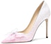 Buy (W) Kasut Mules Kulit Lily Wei 'Pink Gradient dengan Butterfly Bow Kristal' J-114-a