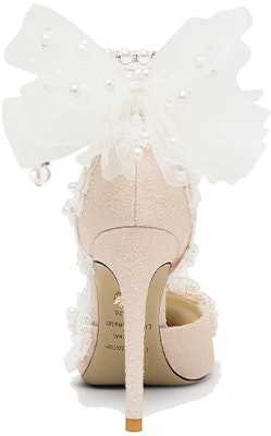 (W) Lily Wei Kulit Tumit Tinggi 10cm 'Pink Pearl Elegance' NN-375 Shop (W) Lily Wei Kulit Tumit Tinggi 10cm 'Pink Pearl Elegance' NN-375