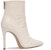 (W) Lily Wei Boot Tumit Runcing Kulit dengan Zip Sisi 10cm 'But Buku Lali Berlipat' X-063