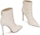 (W) Lily Wei Boot Tumit Runcing Kulit dengan Zip Sisi 10cm 'But Buku Lali Berlipat' X-063