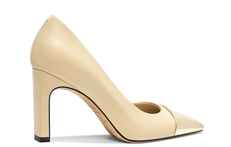 Order (W) Lily Wei Kasut Kulit Hujung Runcing 'Tumit Tinggi Tebal' M1-087