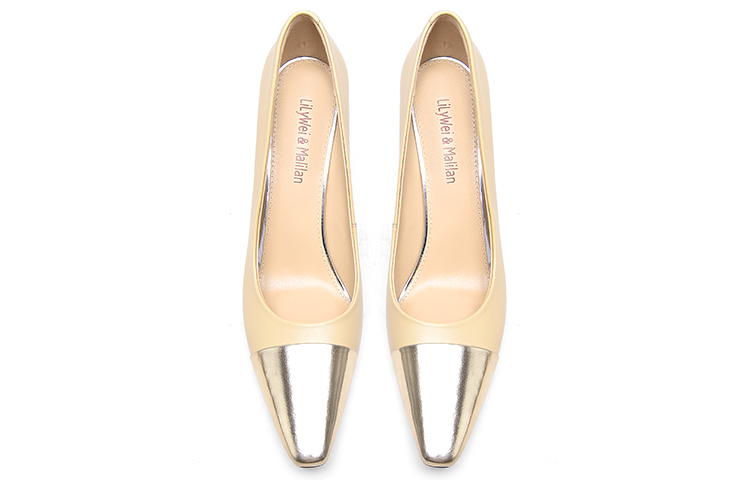 Lookbook (W) Lily Wei Kasut Kulit Hujung Runcing 'Tumit Tinggi Tebal' M1-087