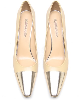 (Women) Lily Wei Leather Pointed Toe Slip-On 'Chunky High Heel' M1-087 Lookbook (Women) Lily Wei Leather Pointed Toe Slip-On 'Chunky High Heel' M1-087