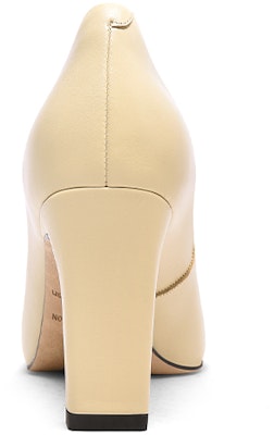 (Women) Lily Wei Leather Pointed Toe Slip-On 'Chunky High Heel' M1-087 Shop (Women) Lily Wei Leather Pointed Toe Slip-On 'Chunky High Heel' M1-087