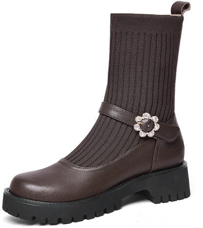 women-lily-wei-leather-round-toe-platform-ankle-boots-reddish-brown-xpj-065