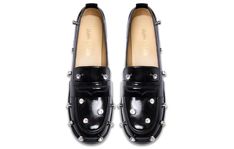 (W) Lily Wei Loafer 'Black Rhinestones' 圖 3
