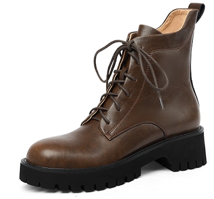 (W) Lily Wei Martin Boot 'Sepatu Luar Bulat Betis Sedang' XPJ-048 Buy (W) Lily Wei Martin Boot 'Sepatu Luar Bulat Betis Sedang' XPJ-048