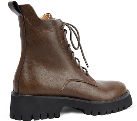 (W) Lily Wei Martin Boot 'Sepatu Luar Bulat Betis Sedang' XPJ-048 Order (W) Lily Wei Martin Boot 'Sepatu Luar Bulat Betis Sedang' XPJ-048