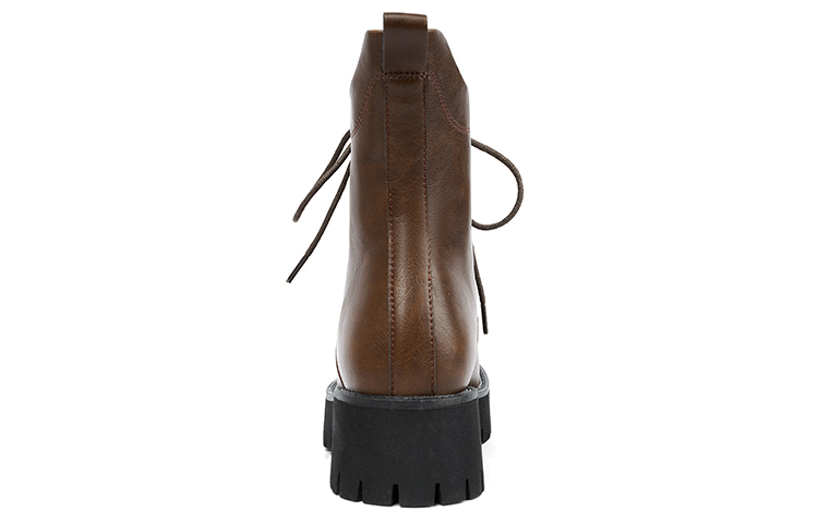 Lookbook (W) But Luar Biasa Lily Wei Martin 'Boot Terbuka Hujung Bulat Pertengahan Betis' XPJ-048