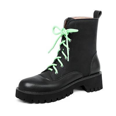 (W) Lily Wei Martin Boots Mid 'Sweet Cool'
