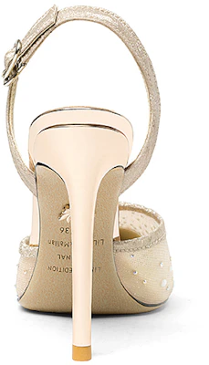 (W) Lily Wei Stiletto High Heels 'Champagne' Toe Runcing Fashion Mesh Wanita NN-424 Shop (W) Lily Wei Stiletto High Heels 'Champagne' Toe Runcing Fashion Mesh Wanita NN-424