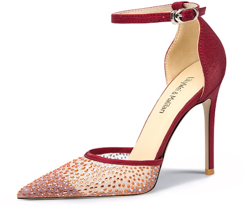 (W) Tacones Altos Lily Wei Punta Fina 'Rojos con Pedrería Stiletto' NN-410 Buy (W) Tacones Altos Lily Wei Punta Fina 'Rojos con Pedrería Stiletto' NN-410