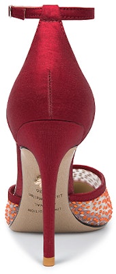 (W) Tacones Altos Lily Wei Punta Fina 'Rojos con Pedrería Stiletto' NN-410 Shop (W) Tacones Altos Lily Wei Punta Fina 'Rojos con Pedrería Stiletto' NN-410