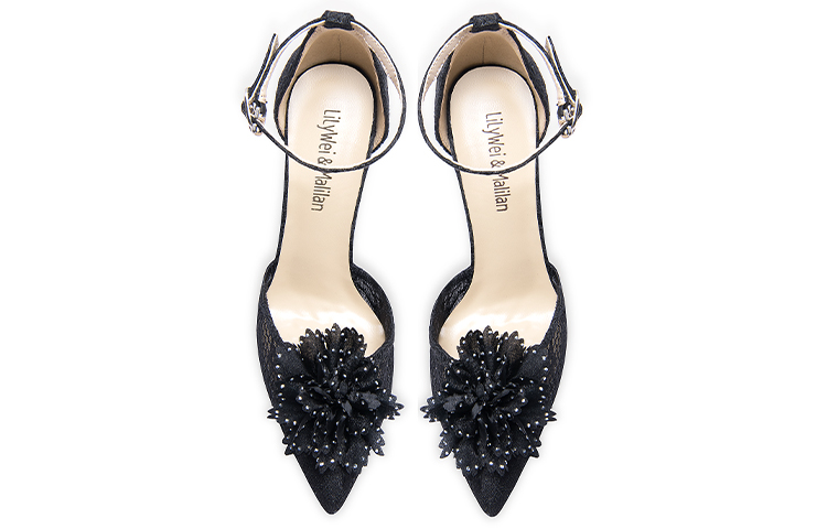 (W) Lily Wei Mesh Pointed Toe High Heels 10cm 'Black' 'French Fashion Stiletto' 圖 3