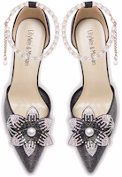 Lookbook (W) Lily Wei Tacones de Aguja Punta Red Mesh 10cm 'Moda Negra' NN-460